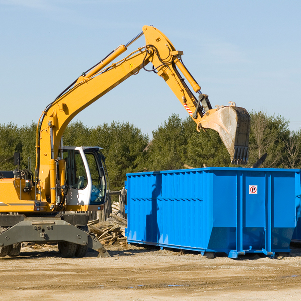 what are the rental fees for a residential dumpster in Malta